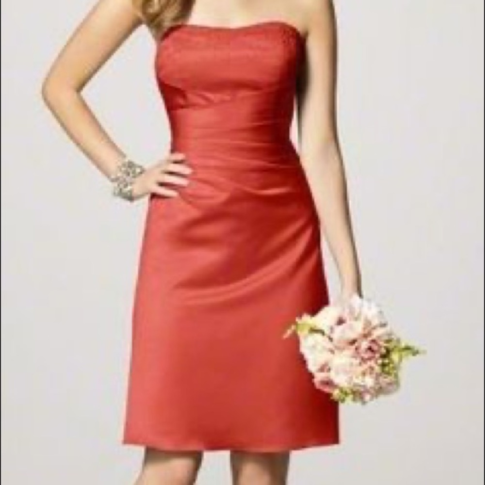 🆕 Guava David’s Bridal Bridesmaid Dress 4